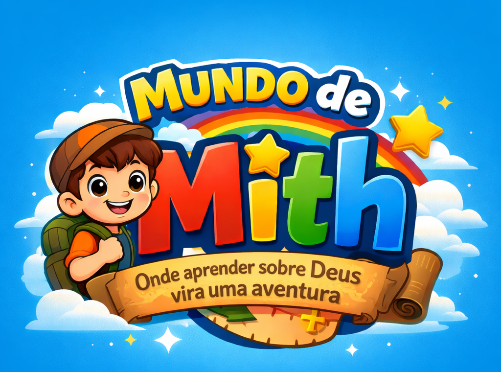 Um lugar mágico onde as crianças aprendem sobre Deus de forma divertida, criativa e cheia de aventuras. Aqui, cada história, atividade e jogo foi pensado para ensinar valores bíblicos de maneira simples, leve e encantadora.

No Mundo de Mith, os pequenos embarcam em uma jornada especial ao lado do Mith, um explorador curioso que adora descobrir histórias da Bíblia e compartilhar aprendizados importantes sobre amor, fé, amizade e bondade.